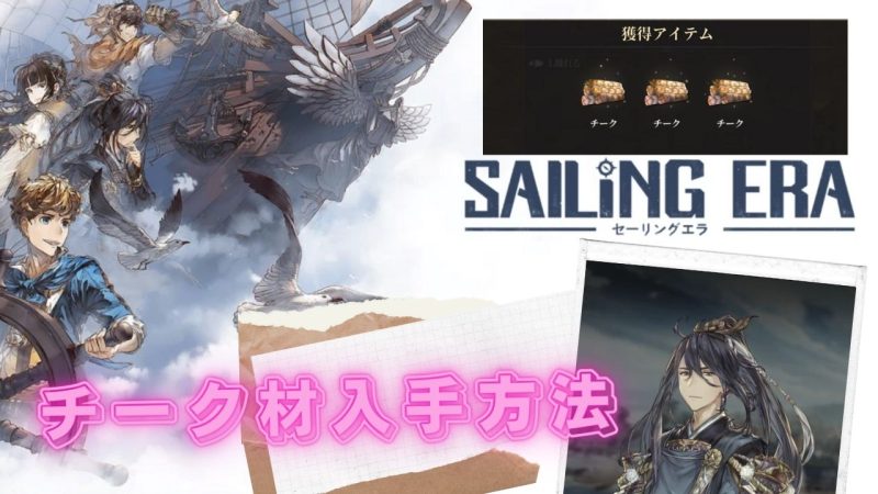 セーリングエラ 【静間編】｜チーク材でつんでる方必見！｜チーク材に辿り着く方法